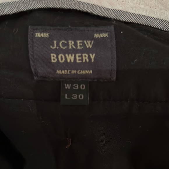 J. Crew Bowery Solid Red Slim Fit Corduroy Pants 30x30 - Picture 3 of 4